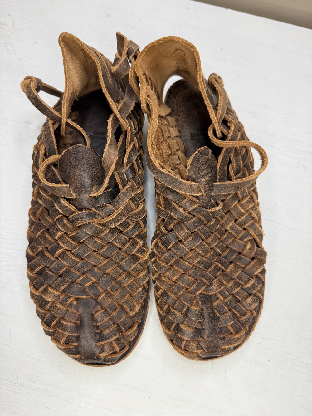 Brand X Huaraches Flats Hand Woven Women's 8 - Picture 10 of 11